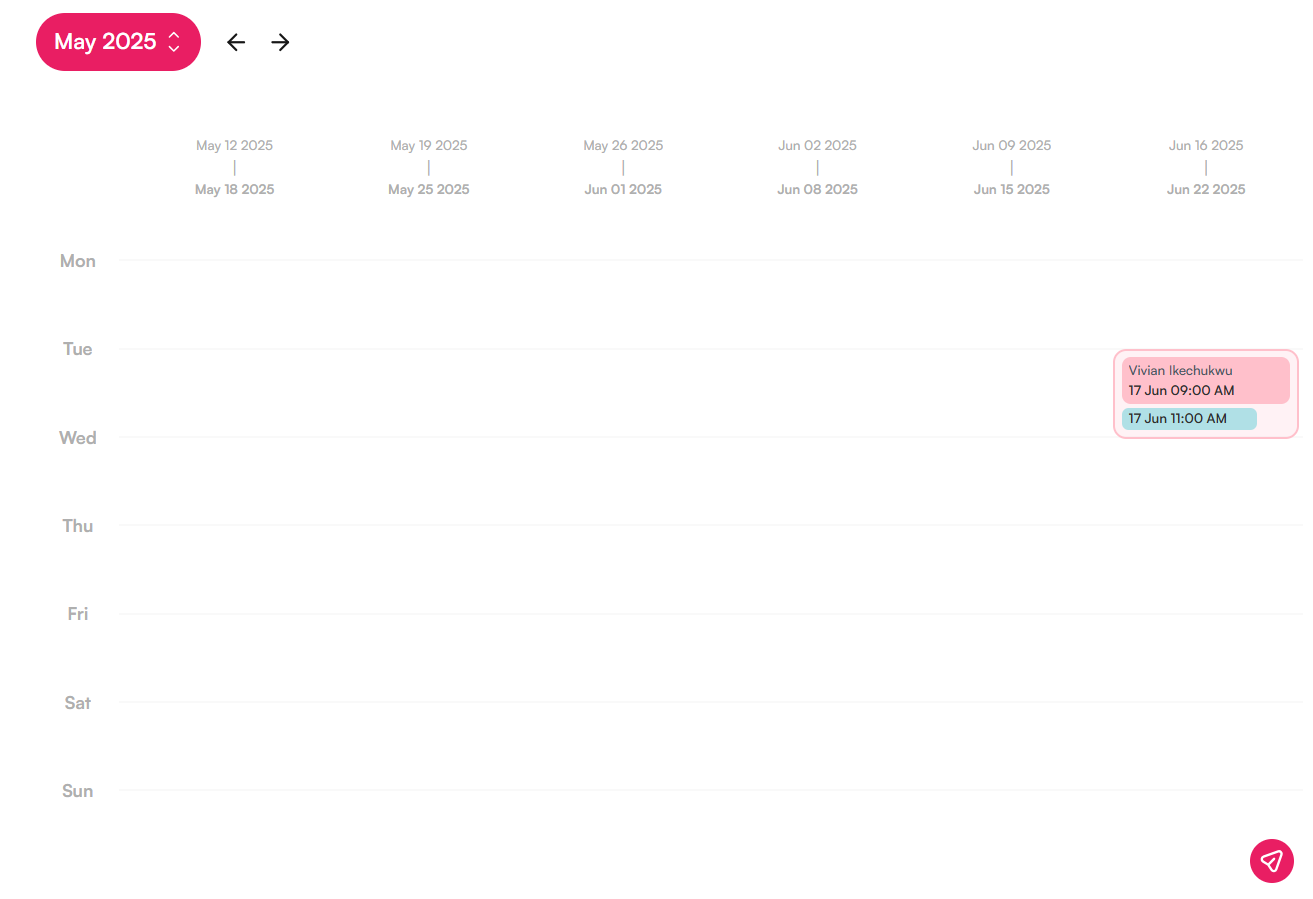 Calendar Dashboard